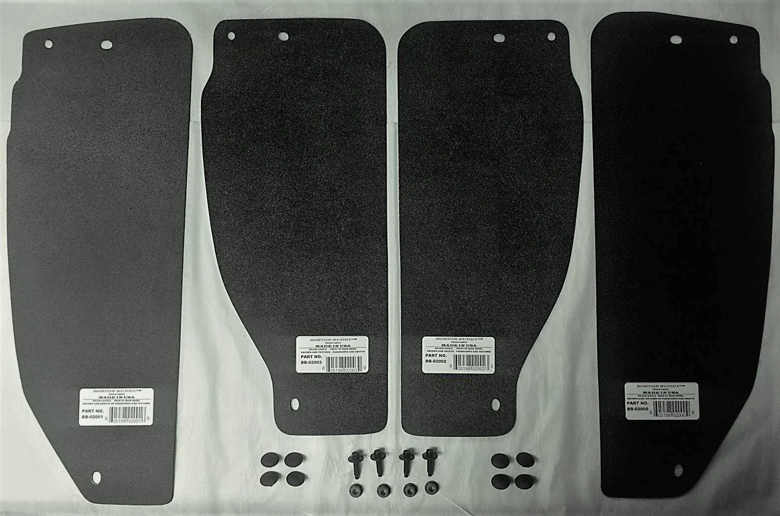 1999-2012 Compatible with Ford F250 F350 Rear Wheel Splash Shields Set