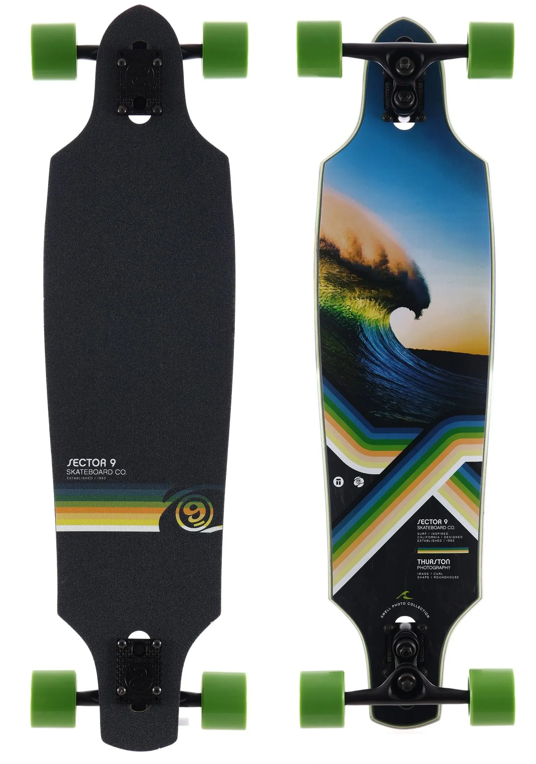 Sector 9 Roundhouse Roll Drop Through Longboard Complete 34"