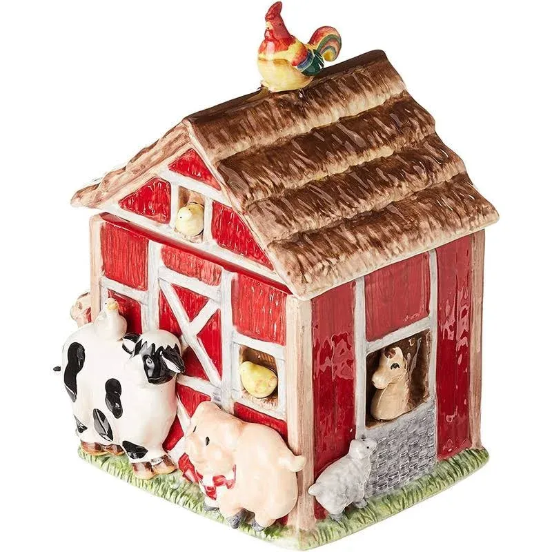 Appletree Design Barn Yard Cookie Jar