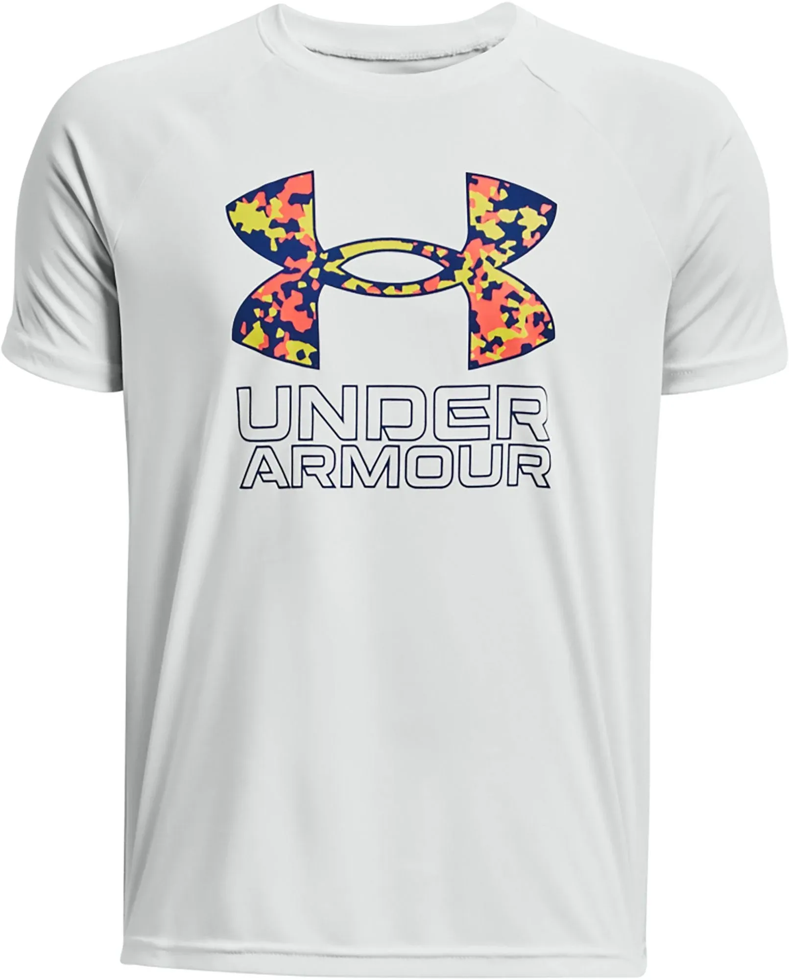 Under Armour Boys' Tech Hybrid Print Fill Short Sleeve T-Shirt