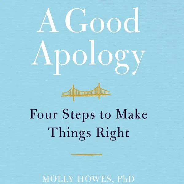 A Good Apology: Four Steps to Make Things Right