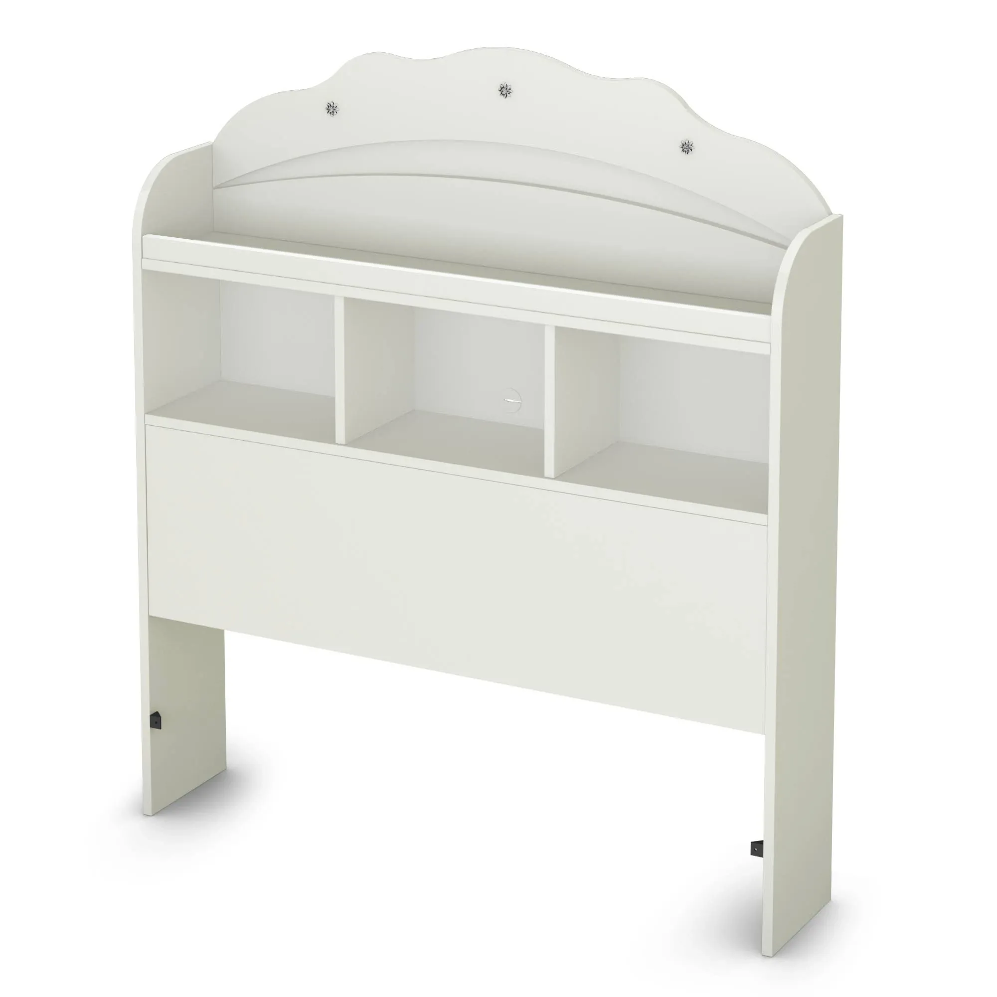 South Shore Tiara Bookcase Headboard Twin White