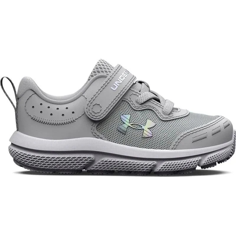 Under Armour Assert 10 Running Shoes Toddler 8T Grey/Iridescent