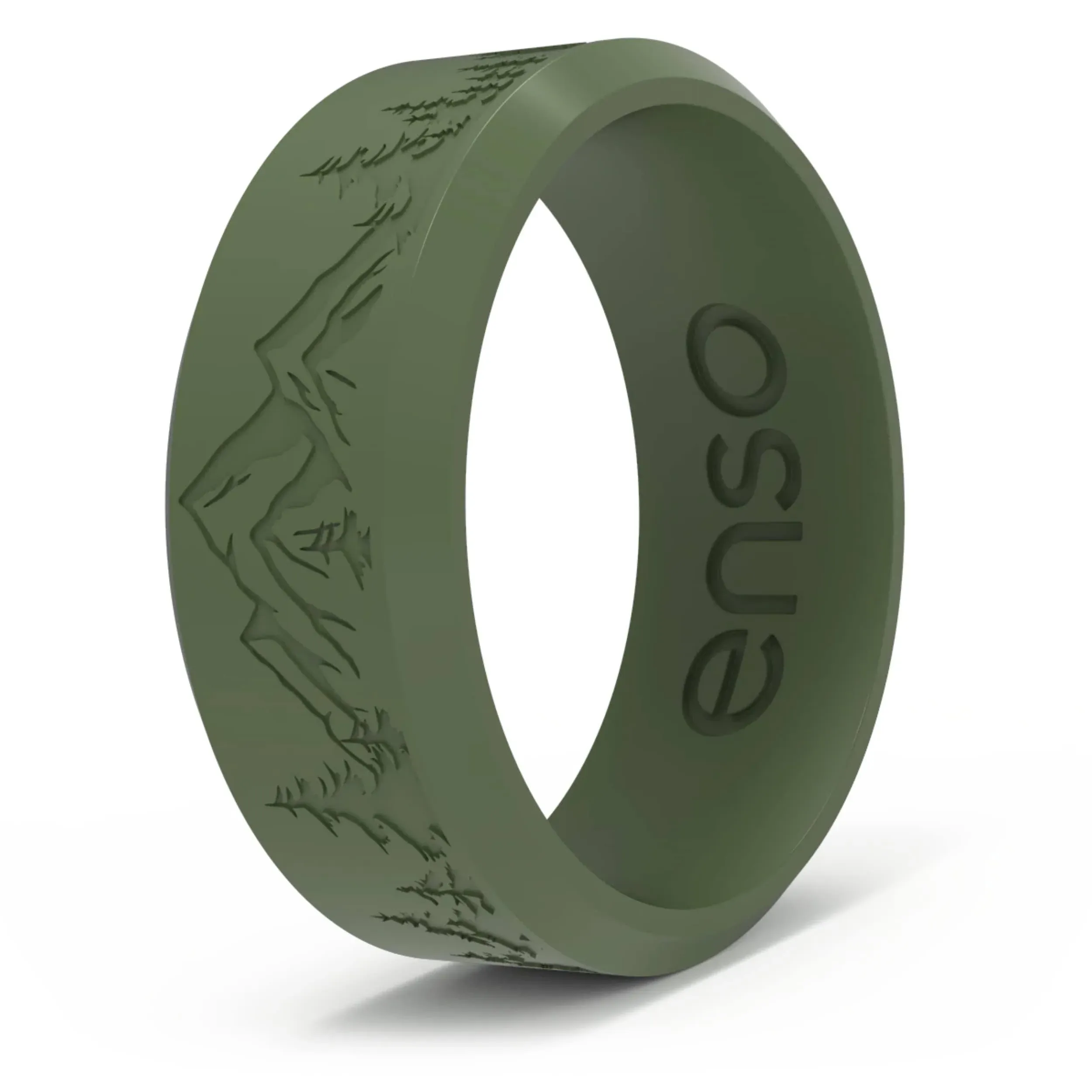 Enso Rings Classic Bevel Series Silicone Ring - Slate - 13