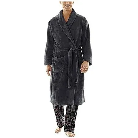 Hanes Men's 4210t Tall Men's Ultimate Plush Soft Touch Robe