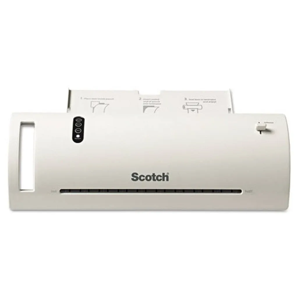 Scotch Thermal Laminator with 20 Letter Size Pouches Value Pack, Gray