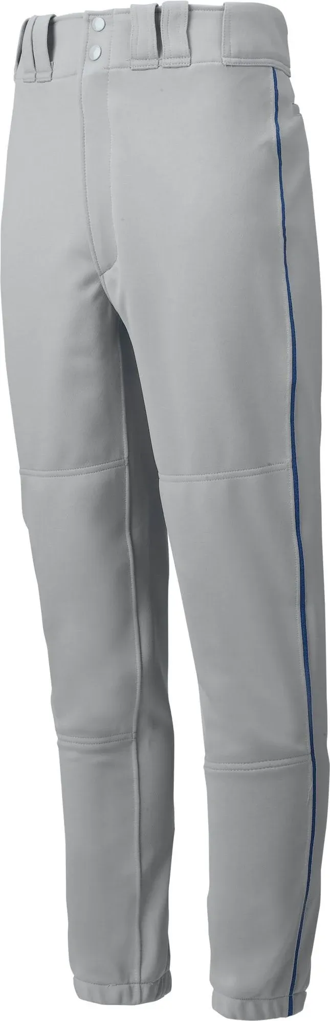 Mizuno Premier Piped Baseball Pant - Medium - Grey / Navy