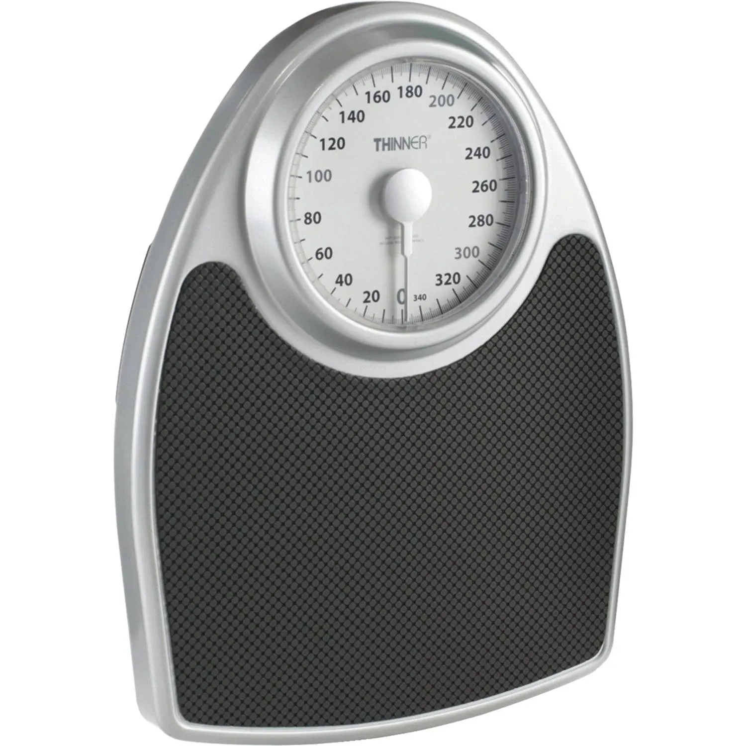 Thinner Extra-Large Dial Analog Precision Bathroom Scale, Analog Bath Scale