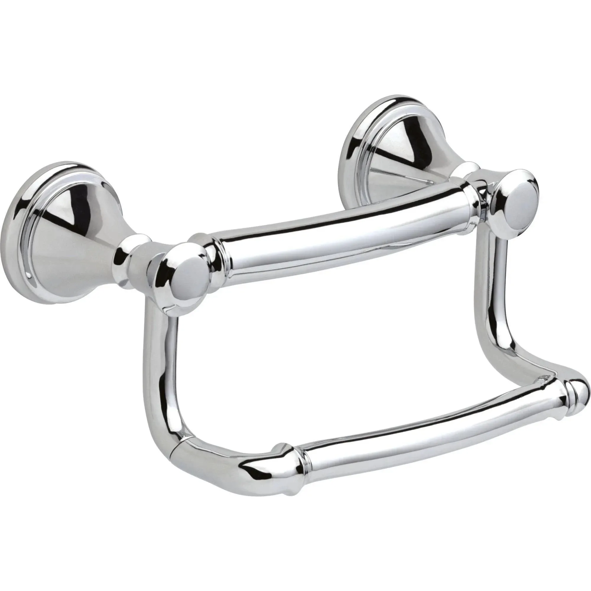 Delta 41350-SS Traditional Toilet Paper Holder w/ Assist Bar Stainless Steel