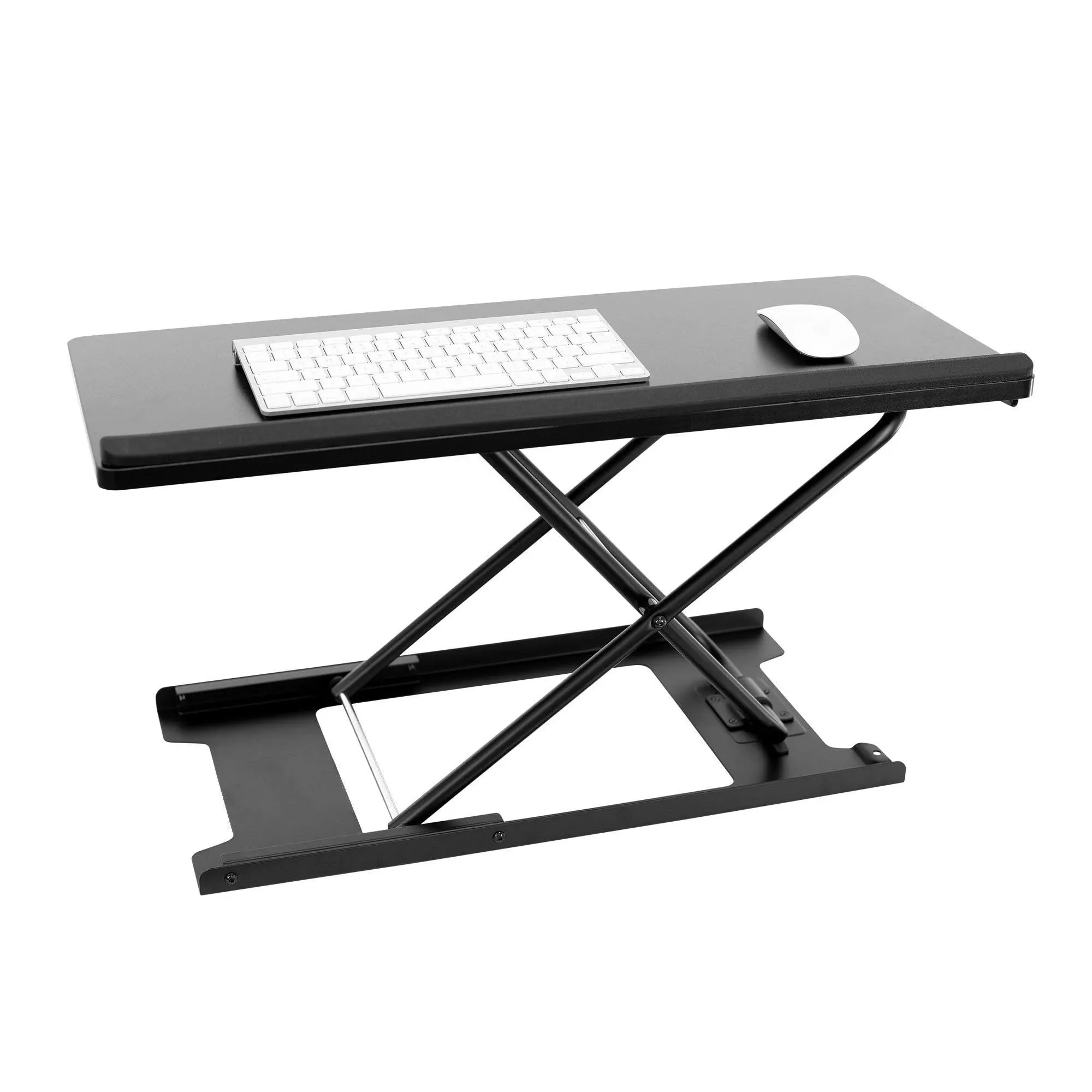 Mount-It! Standing Keyboard Tray, Adjustable Height Keyboard Riser for Desktop,