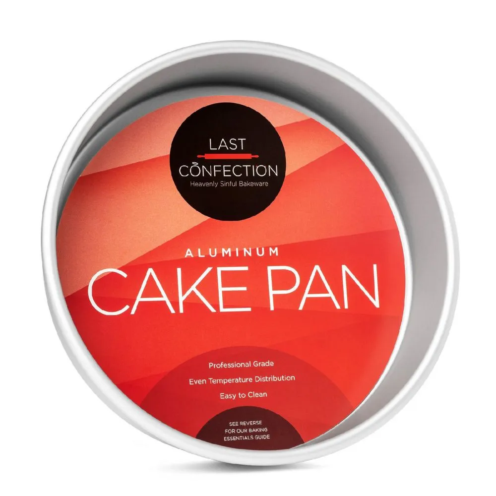 8&#034; x 2&#034; Aluminum Round Cake Pan - Professional Bakeware