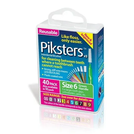 Piksters Interdental Brushes 35 Pack