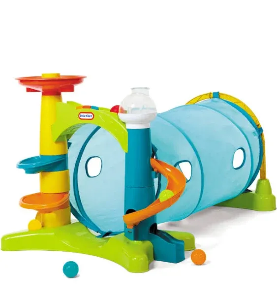 Learn &amp; Play 2-in-1 Activity Tunnel with Ball Drop Game, Windows, Silly Sound...