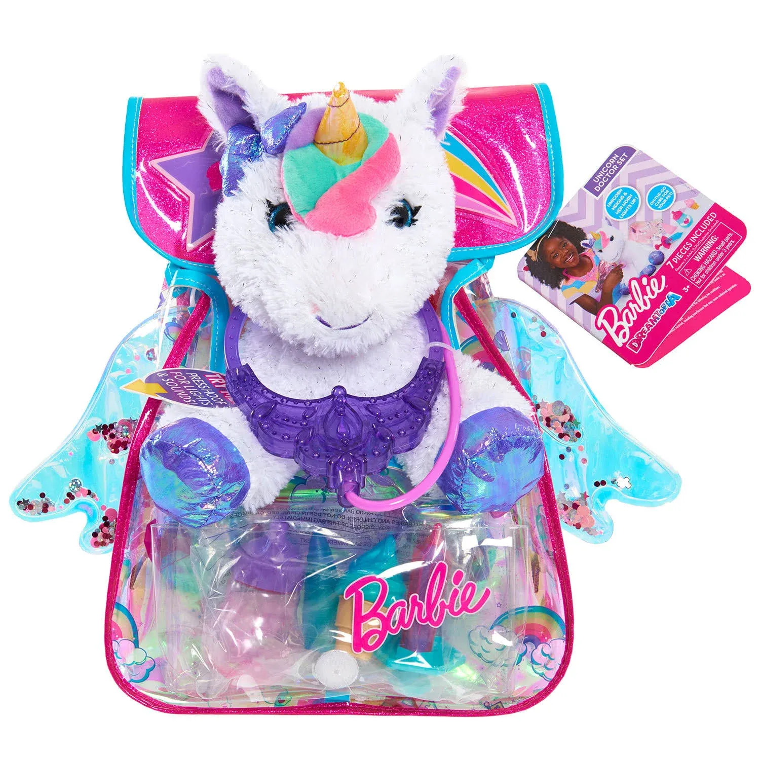 Barbie Dreamtopia Kiss and Care Unicorn Pet Doctor