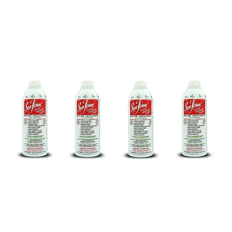 SeaFoam High Milage Ethanol/Gasoli<wbr/>ne Motor Treatment 16 oz, Pack of 4