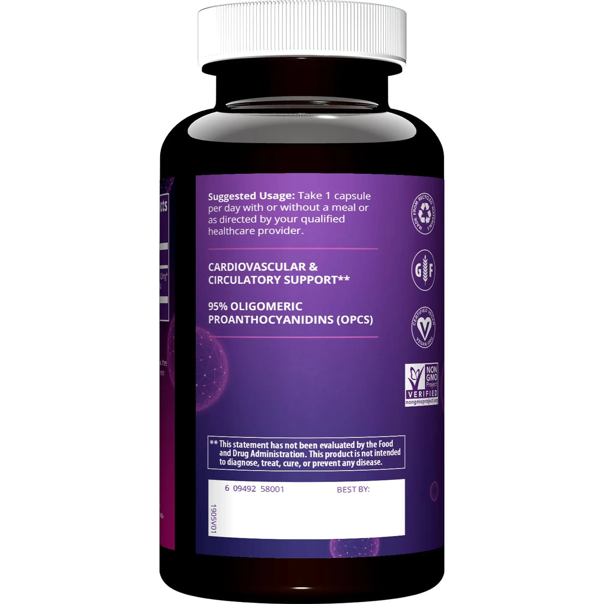 MRM Grape Seed Extract Capsules 100