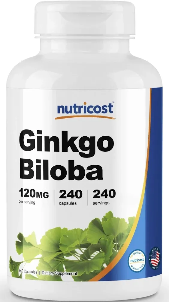 Nutricost Ginkgo Biloba 120mg - 240 Capsules