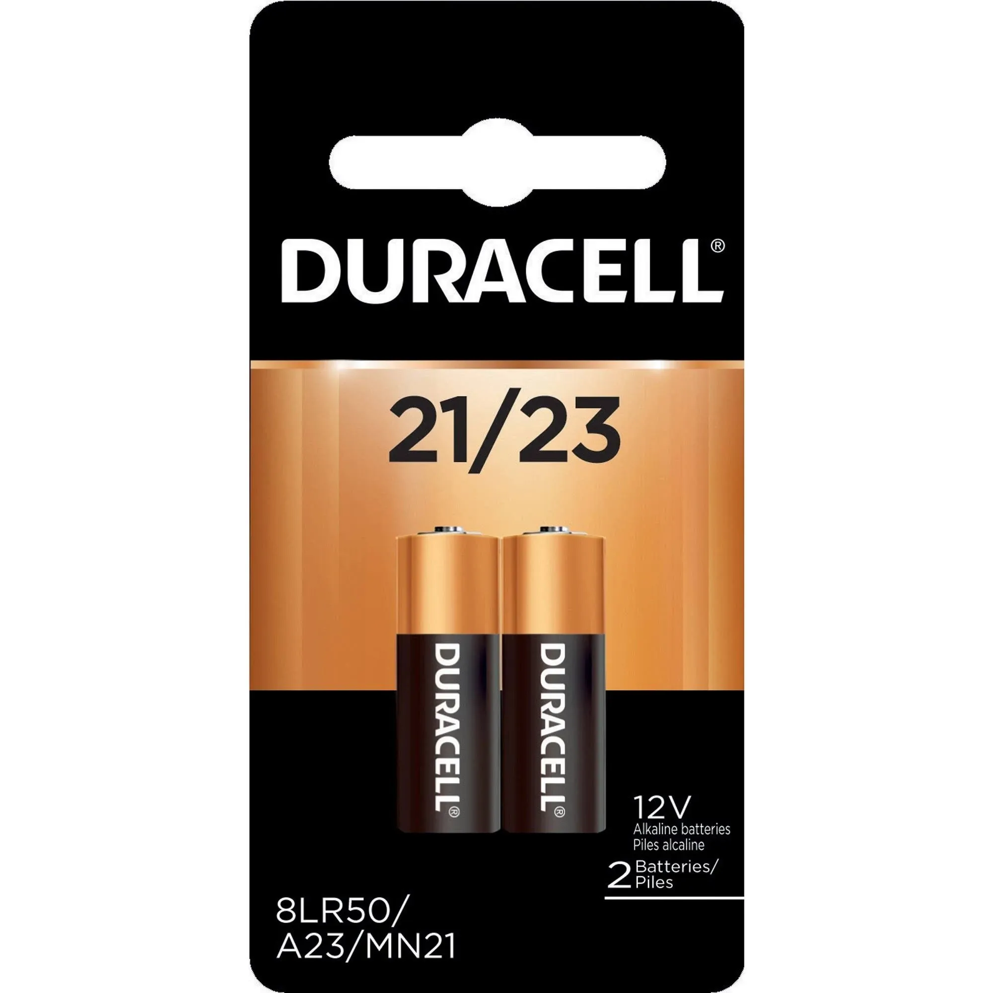 Duracell Batteries, Alkaline, 21/23, 12V, 2 Pack - 2 batteries