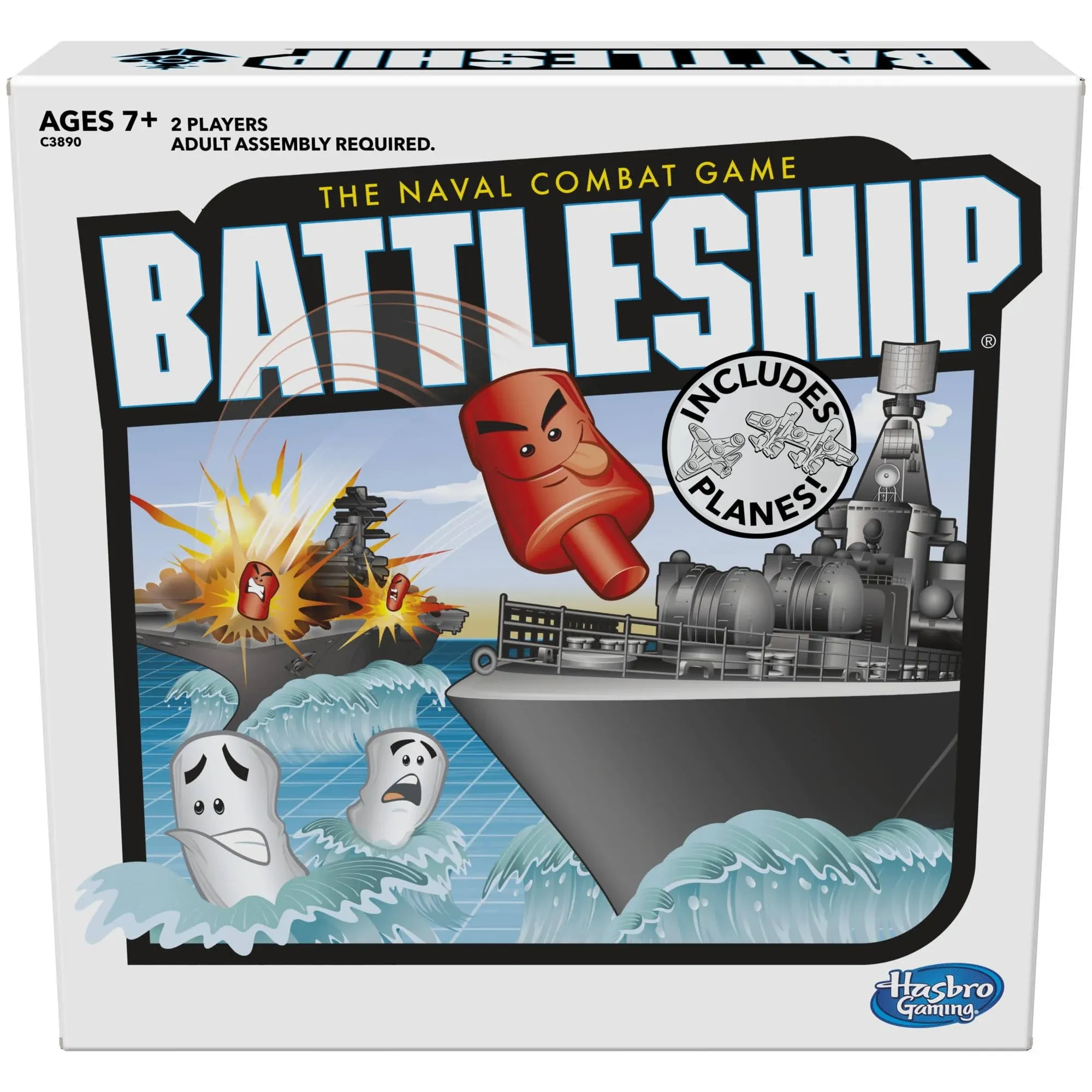 Battleship with Planes Strategy Board Game for Ages 7 and Up Exclusive