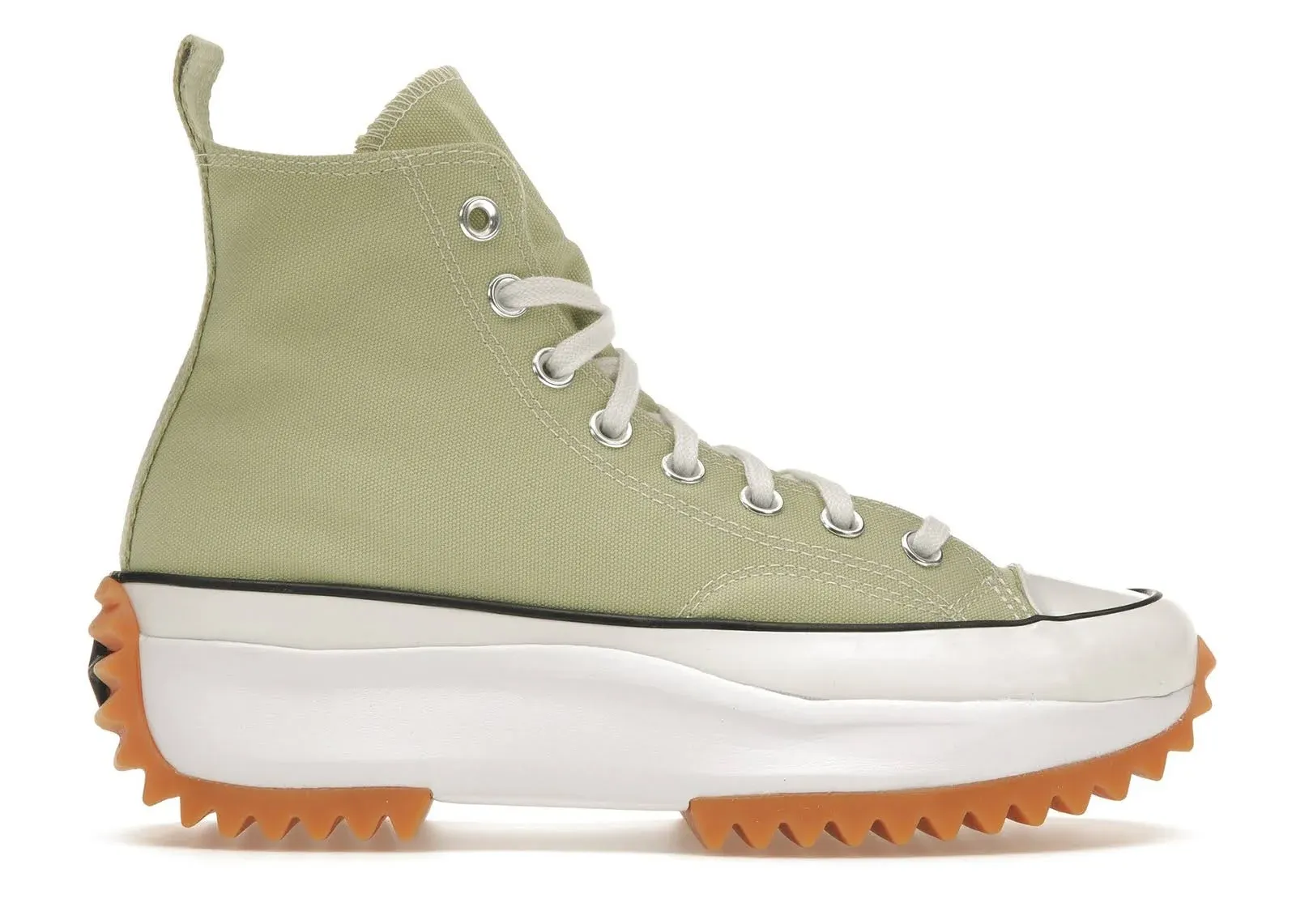 Converse Run Star Hike Hi Seasonal Color Olive Aura Platform Sneaker A00552C NWT