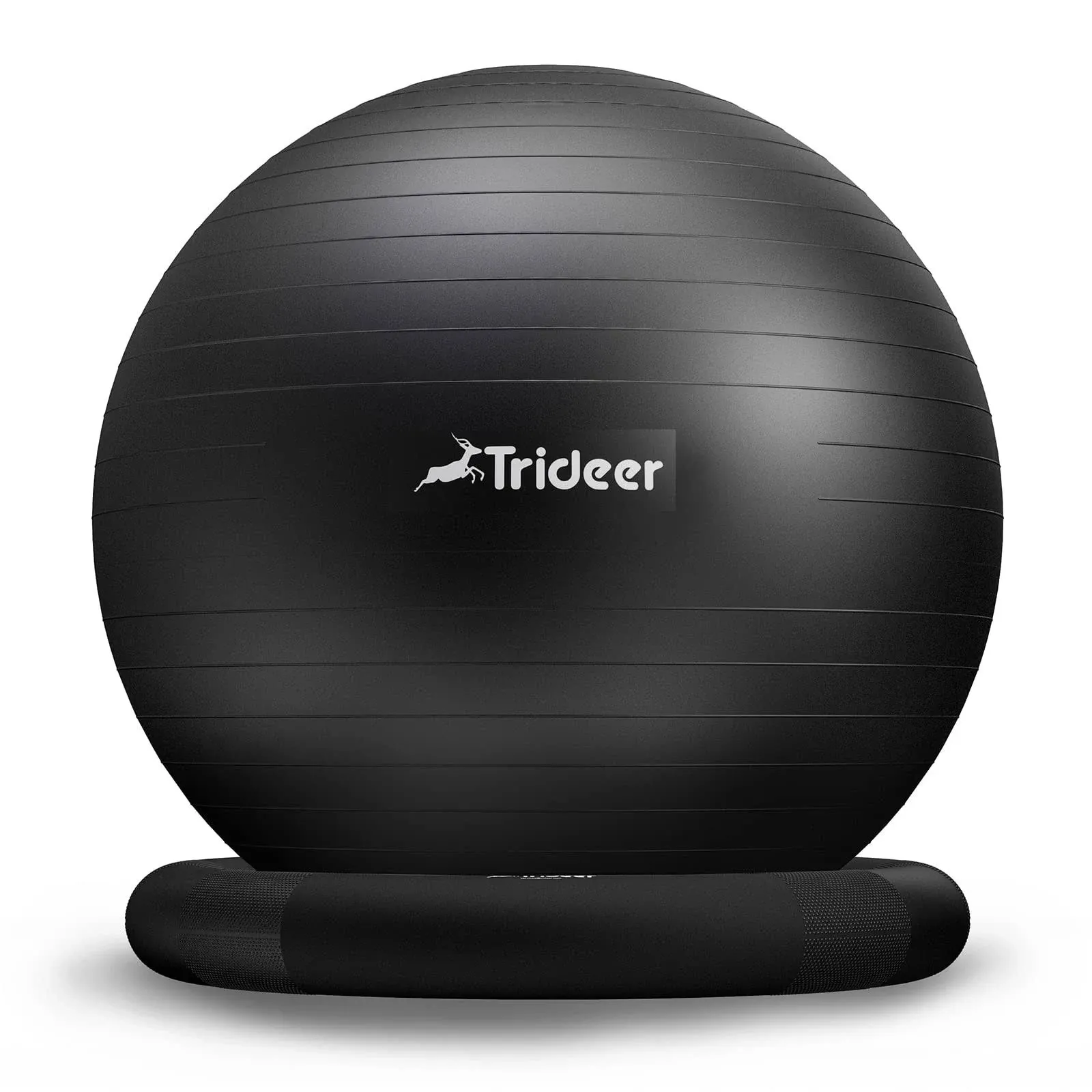 Trideer Ball Chair Yoga Exercise L(23-26ines/58<wbr/>-65cm), Black 