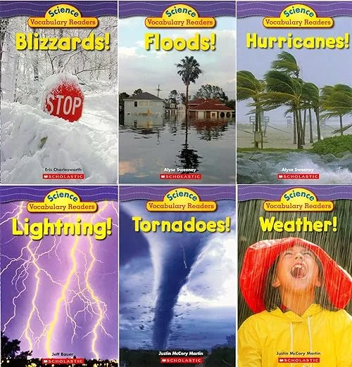 Science Vocabulary Readers: Wild Weather Pack: Blizzards! / Floods! / Hurricanes! / Lightning! / Tornadoes! / Weather! (Scholastic Science Vocabulary Readers) by Liza Charlesworth (2006-05-03)