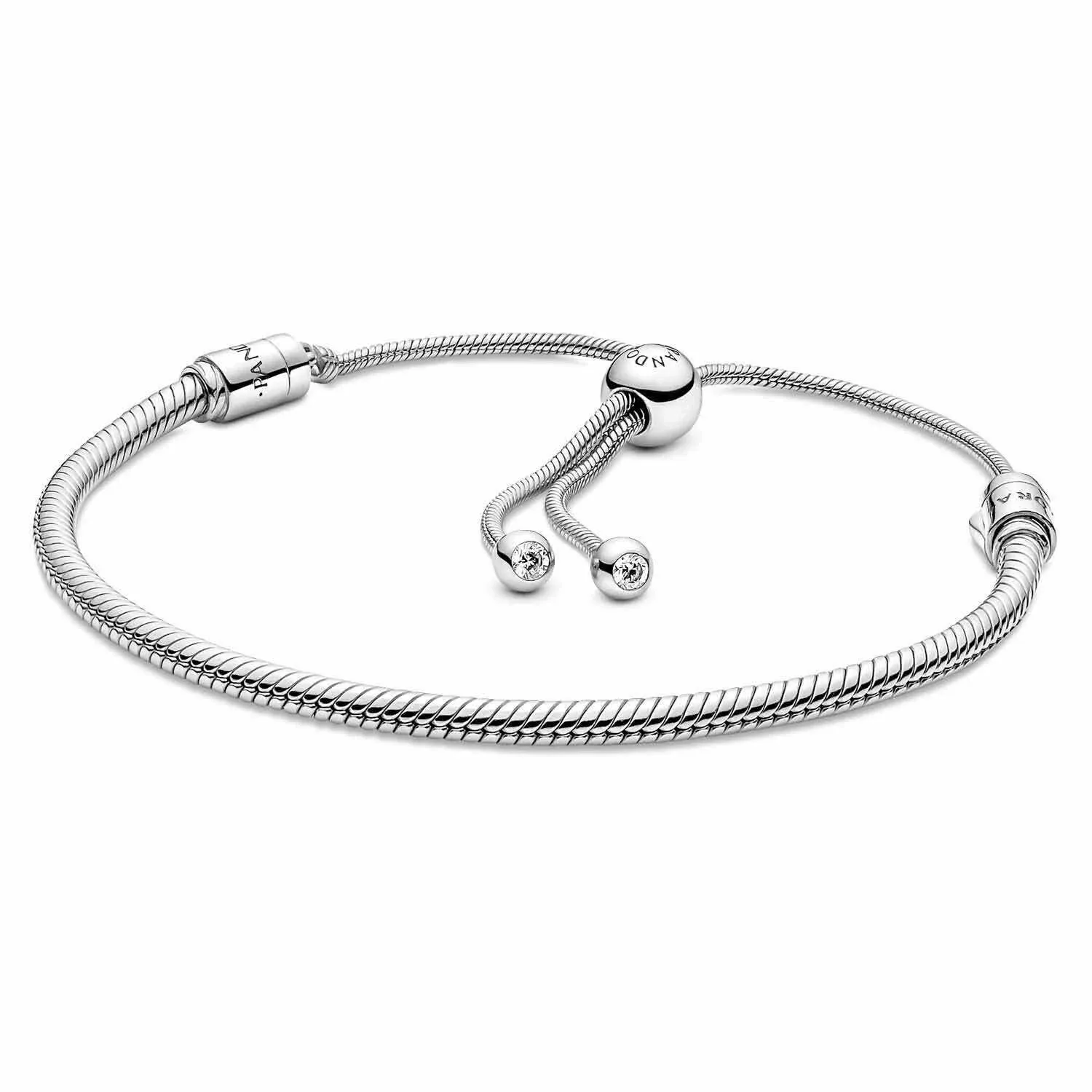 Pandora Moments Schiebeverschluss Schlangen-Gliederarmband 599652C01-2 Womens&amp;#039; bracelet