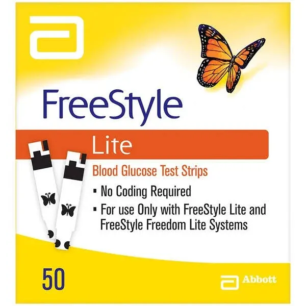 Tiras reactivas de glucosa en sangre abbott freestyle lite 50 tiras