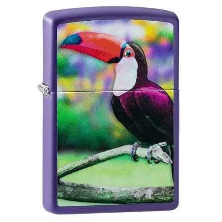 Zippo Pangolin Design Green Matte Pocket Lighter