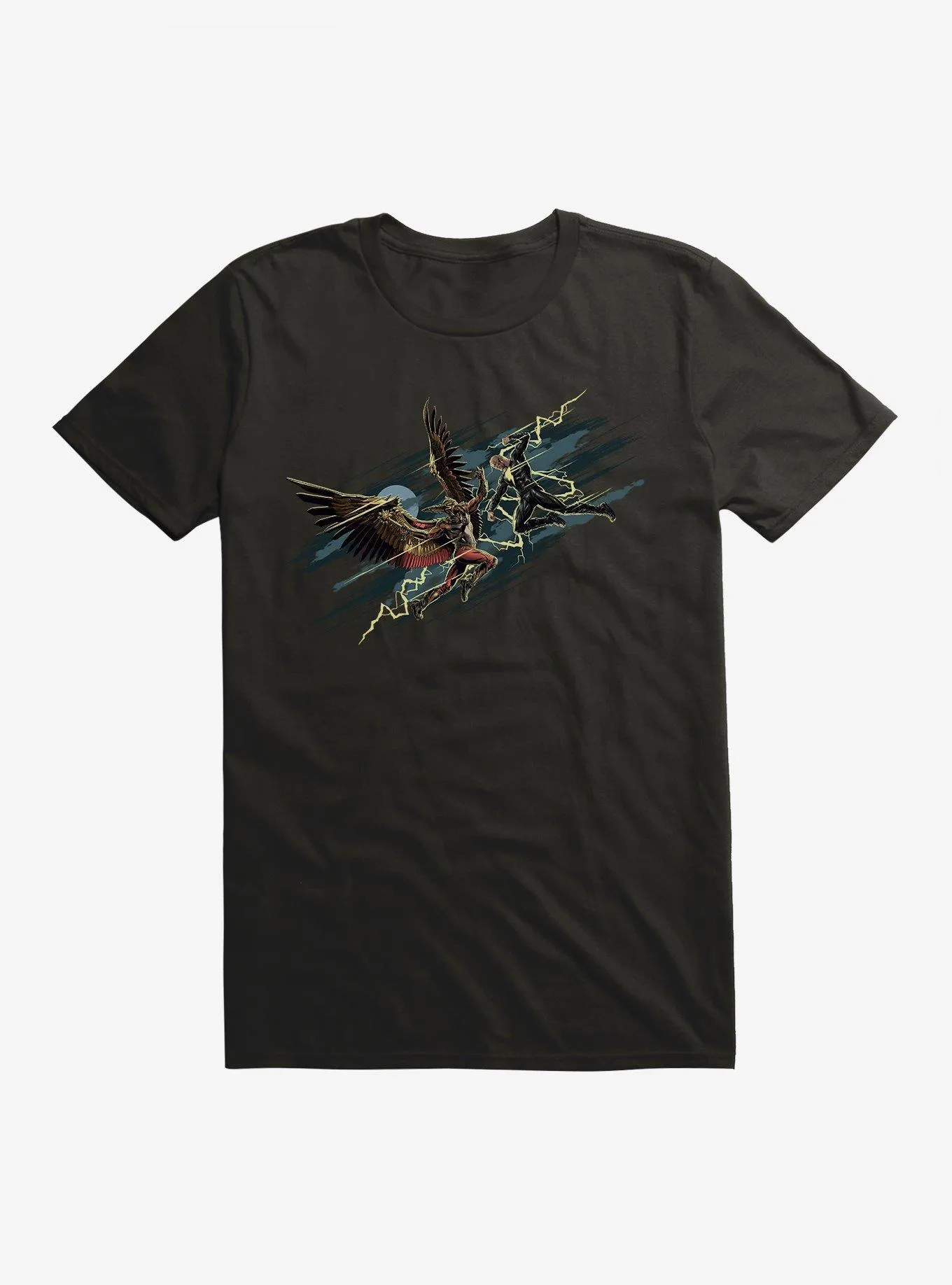 DC Comics Black Adam Versus Hawkman T-Shirt | BoxLunch