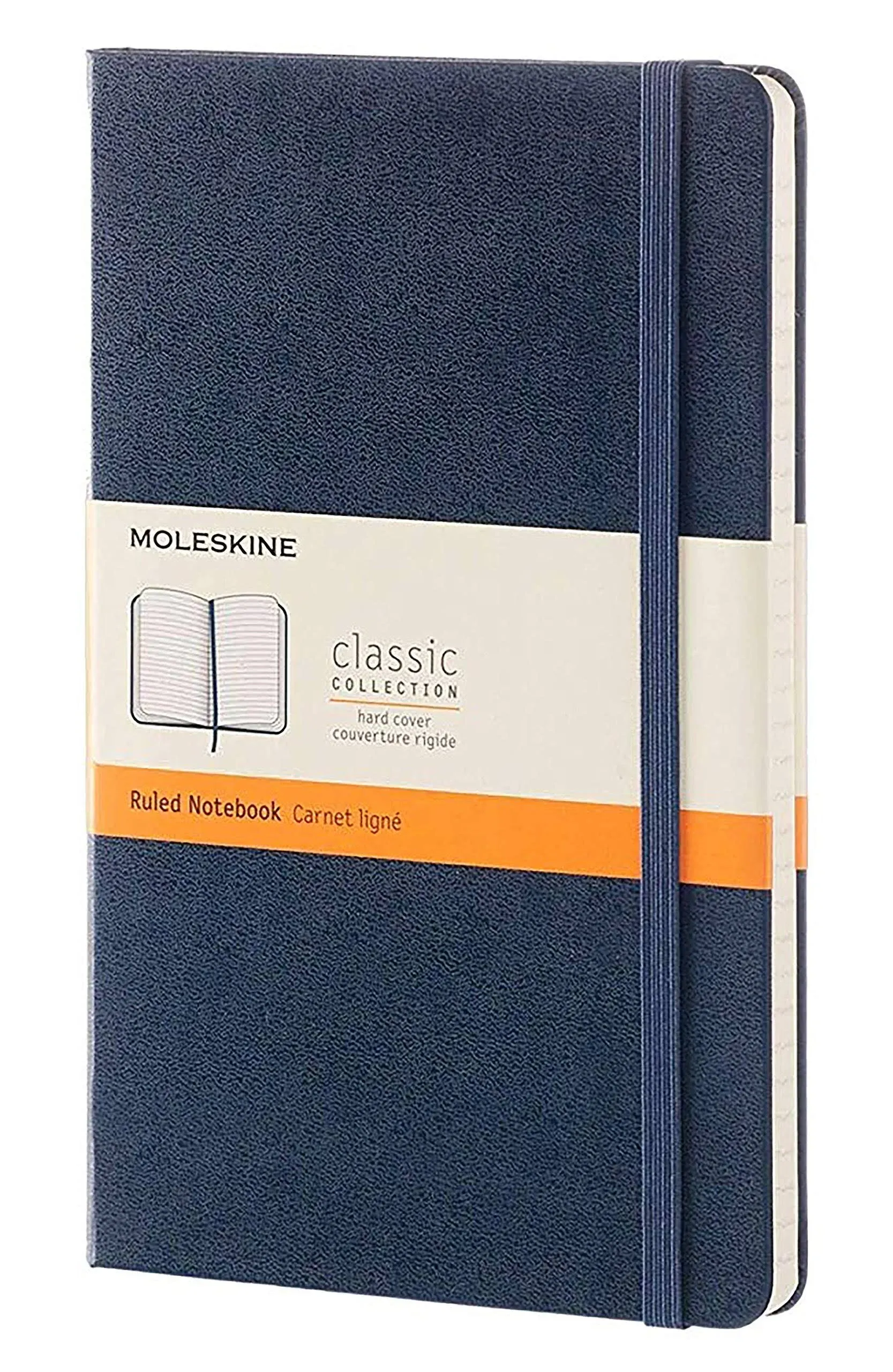 Moleskine Hard Cover Ruled Large Classic Notebook - Sapphire Blue