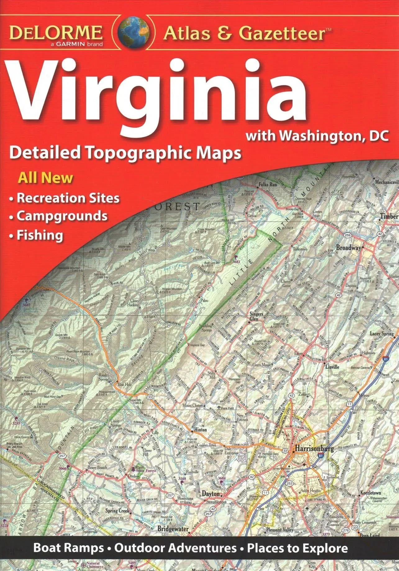 Delorme Virginia Atlas & Gazetteer [Book]