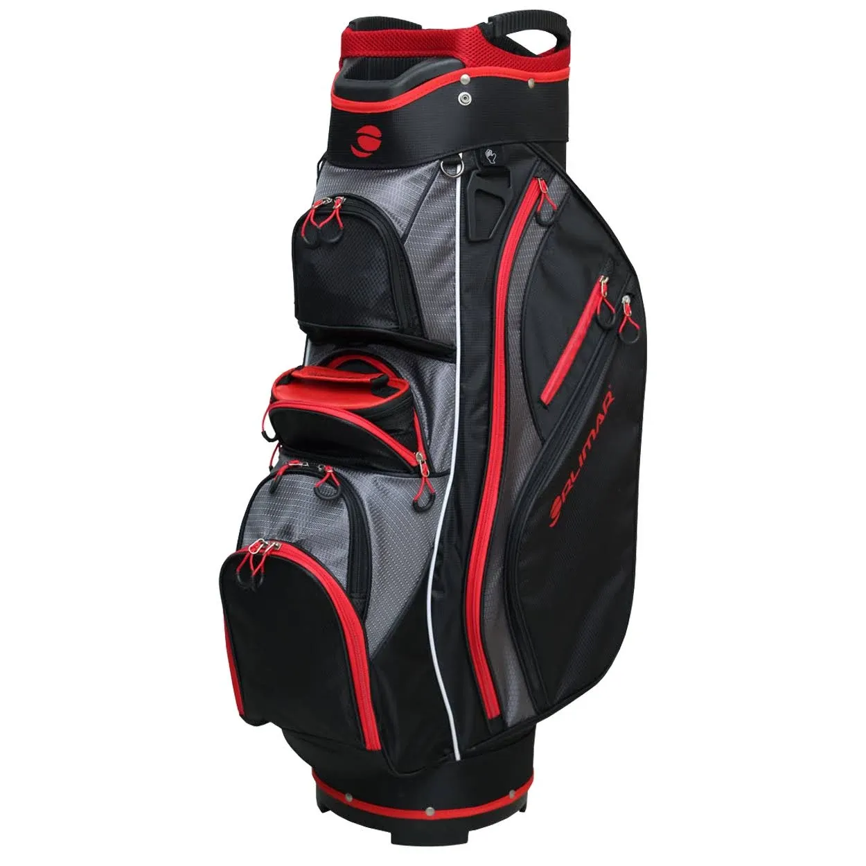 NEW Orlimar Golf CRX Cooler Cart Bag 15-Way Top - Black / Red / Charcoal