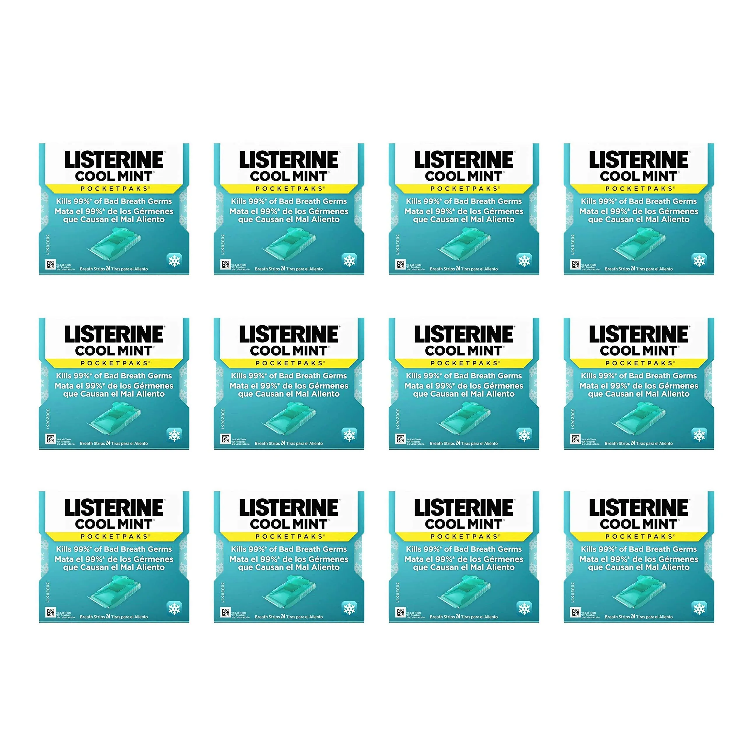 Listerine Pocketpaks Cool Mint Breath Strips