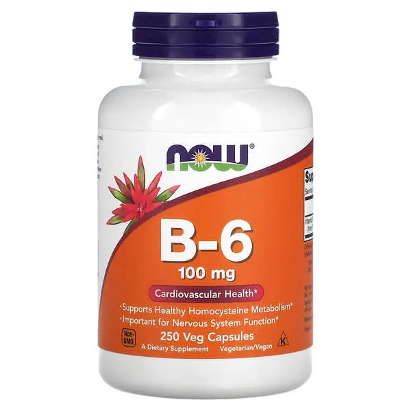 B-6 100 mg - 250 Capsules