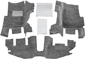 Bedrug Classic Bed Mat | 1997 - 2006 Jeep Wrangler TJ/LJ (w/cntr console, Heat Shields), Charcoal Grey | BRTJ97F