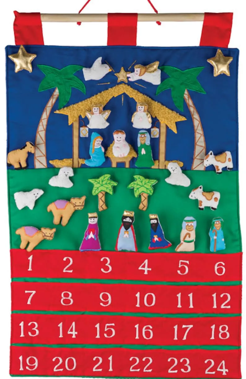 Nativity Fabric Advent Calendar