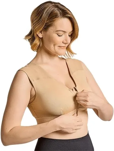 Tommie Copper Shoulder Support Bra with Zipper