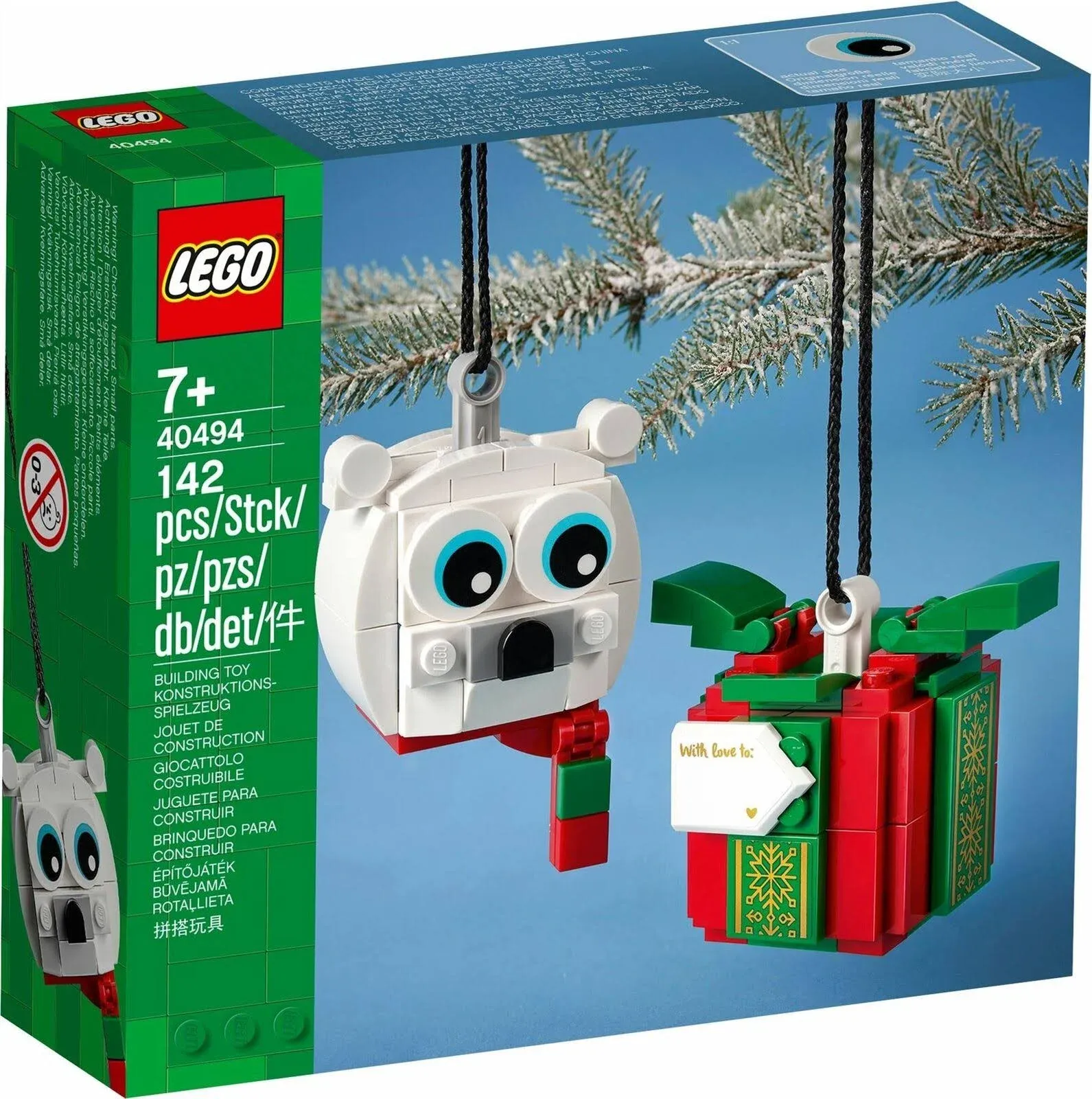 LEGO 40494 Christmas Polar Bear &amp; Gift Pack (142 pcs) Brand New! Sealed!