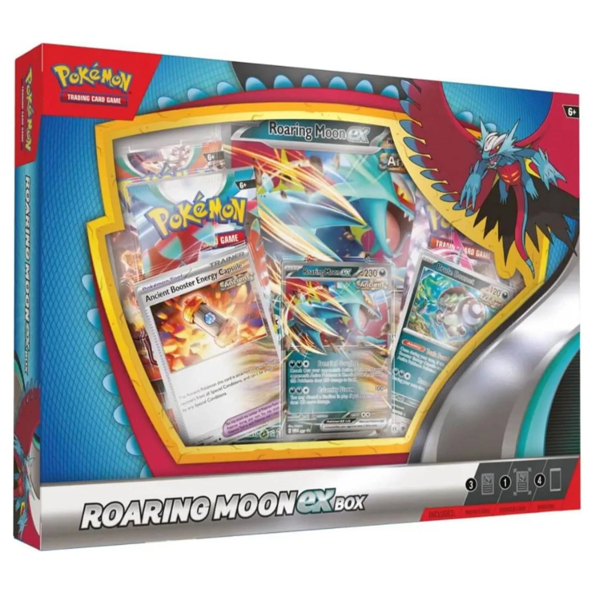 Pokemon Roaring Moon/Iron Valiant ex Box