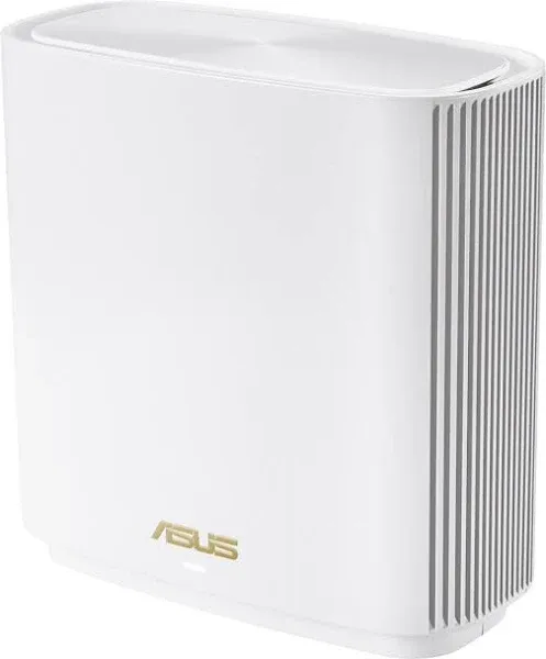 ASUS ZenWiFi AX6600 Tri-Band Mesh WiFi 6 System (XT8 1PK) - Whole Home Coverage up to 2750 sq.ft & 4+ rooms, AiMesh, Included Lifetime Internet Security, Easy Setup, 3 SSID, Parental Control, White