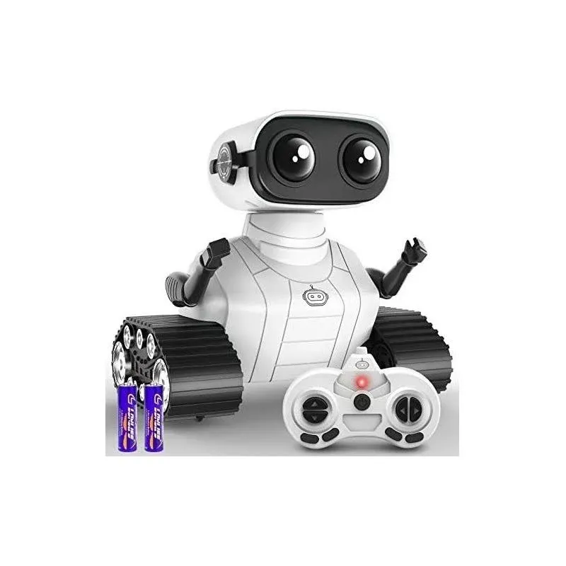 Hamourd Robot Toys for 3 Years Old Boys Girls- Rechargeable Remote Control Robots, Emo Robot with Auto-Demonstration, Flexible H