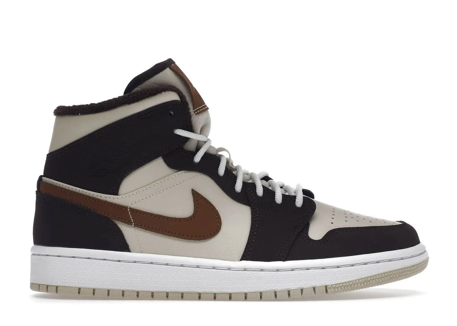 Wmns Air Jordan 1 Mid SE 'Cream Dark Chocolate' DO6699-200