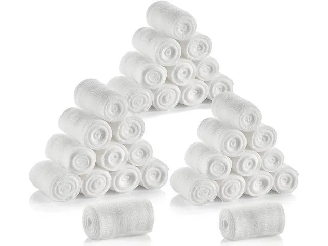 MEDca Gauze Bandage Rolls 2 in x 4.1 Yards Per Roll of Medical Grade Gauze Bandage and Stretch Bandage Wrapping for Dressing All Types of