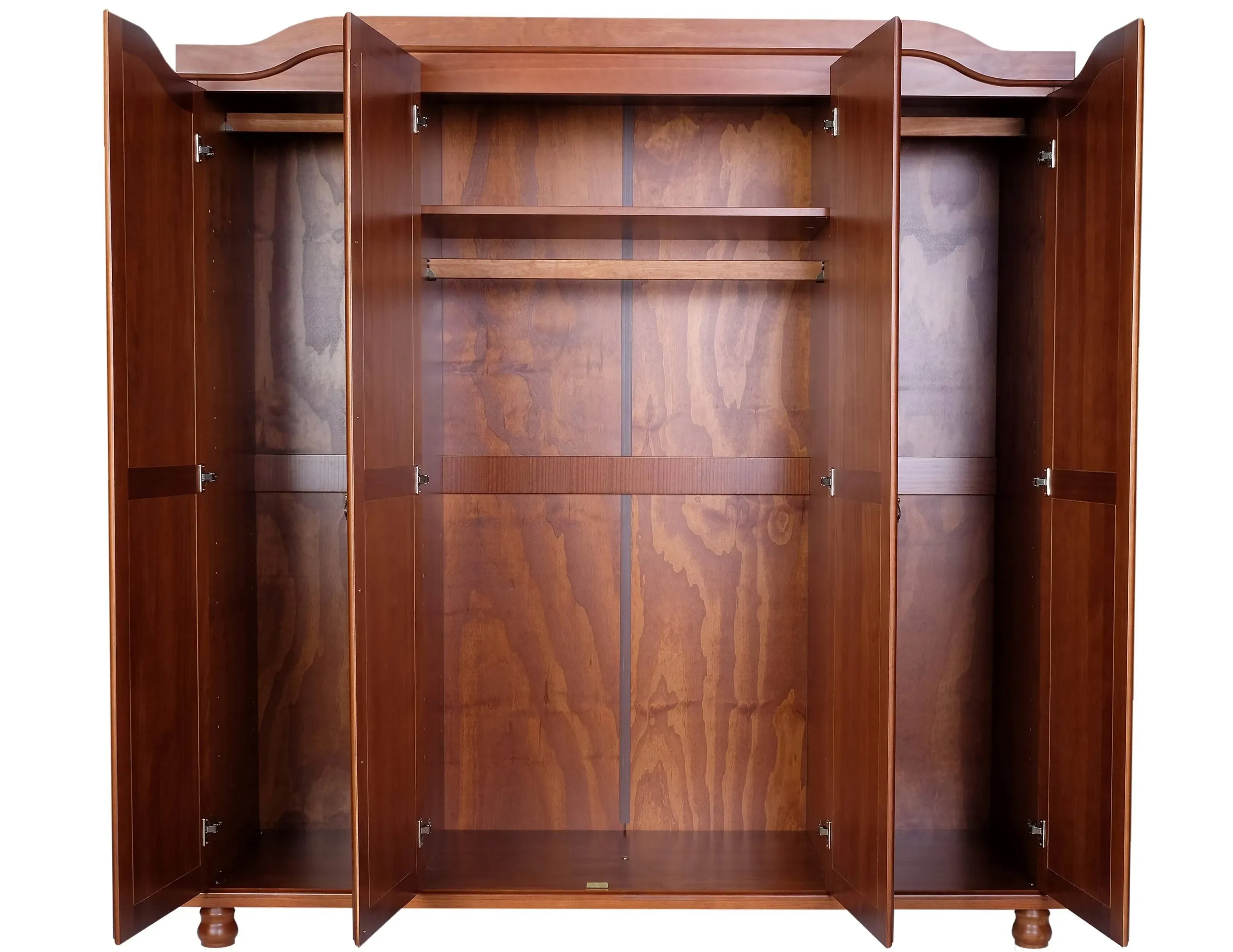 8203 - 100% Solid Wood Kyle 4-Door Wardrobe