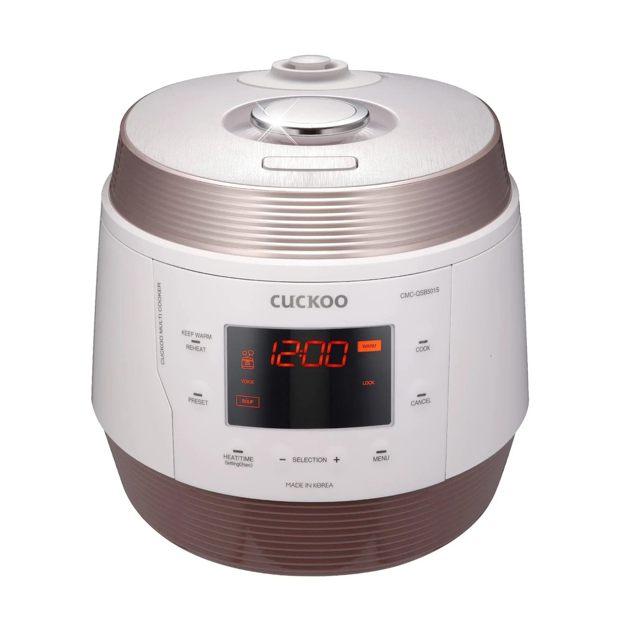 Cuckoo CMC-QSB501S, Q5 Premium 8 in 1 Multi (Pressure, Slow, Rice Cooker, Brown