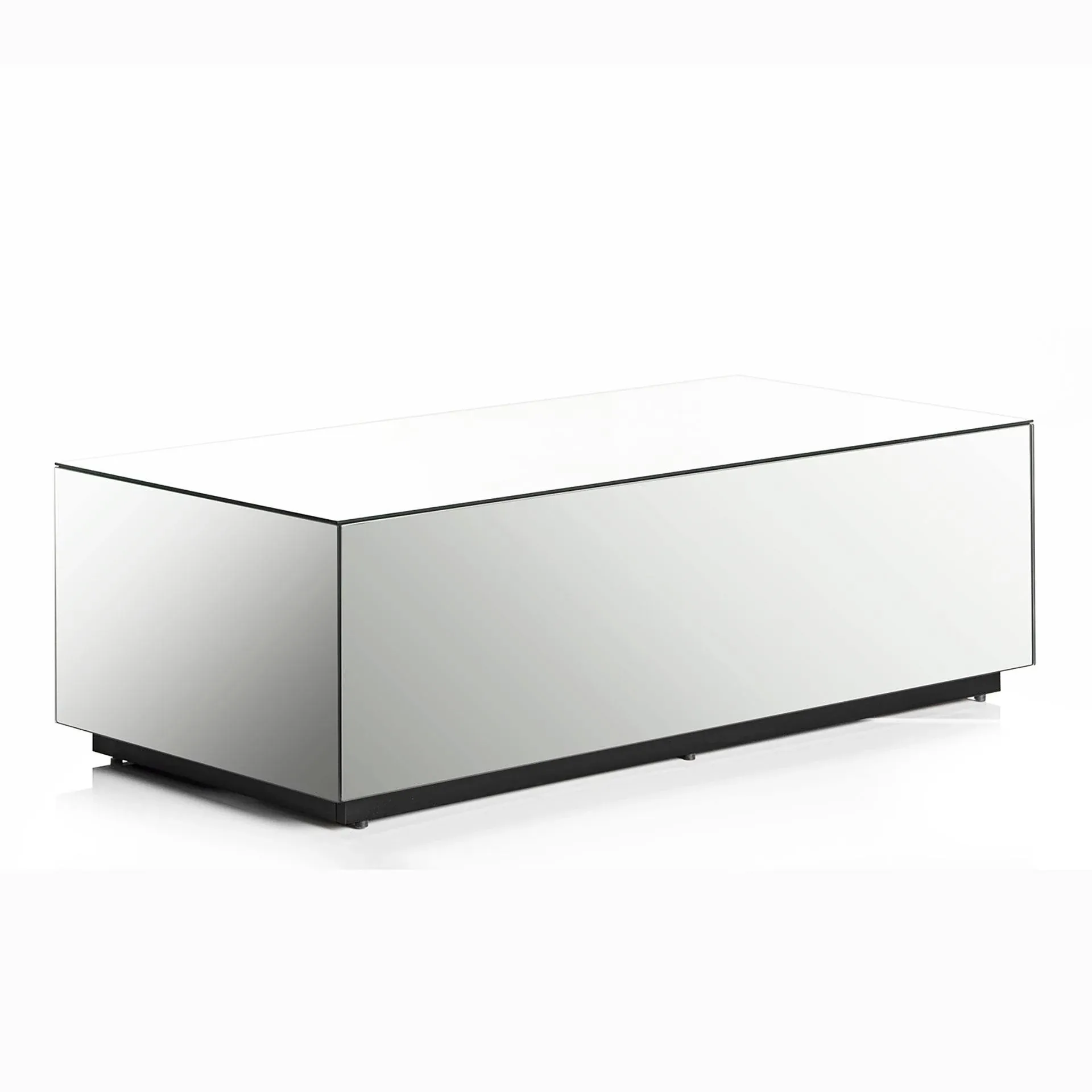 Sonorous CTB-120 All Glass Coffee Table / Center Table - Mirror