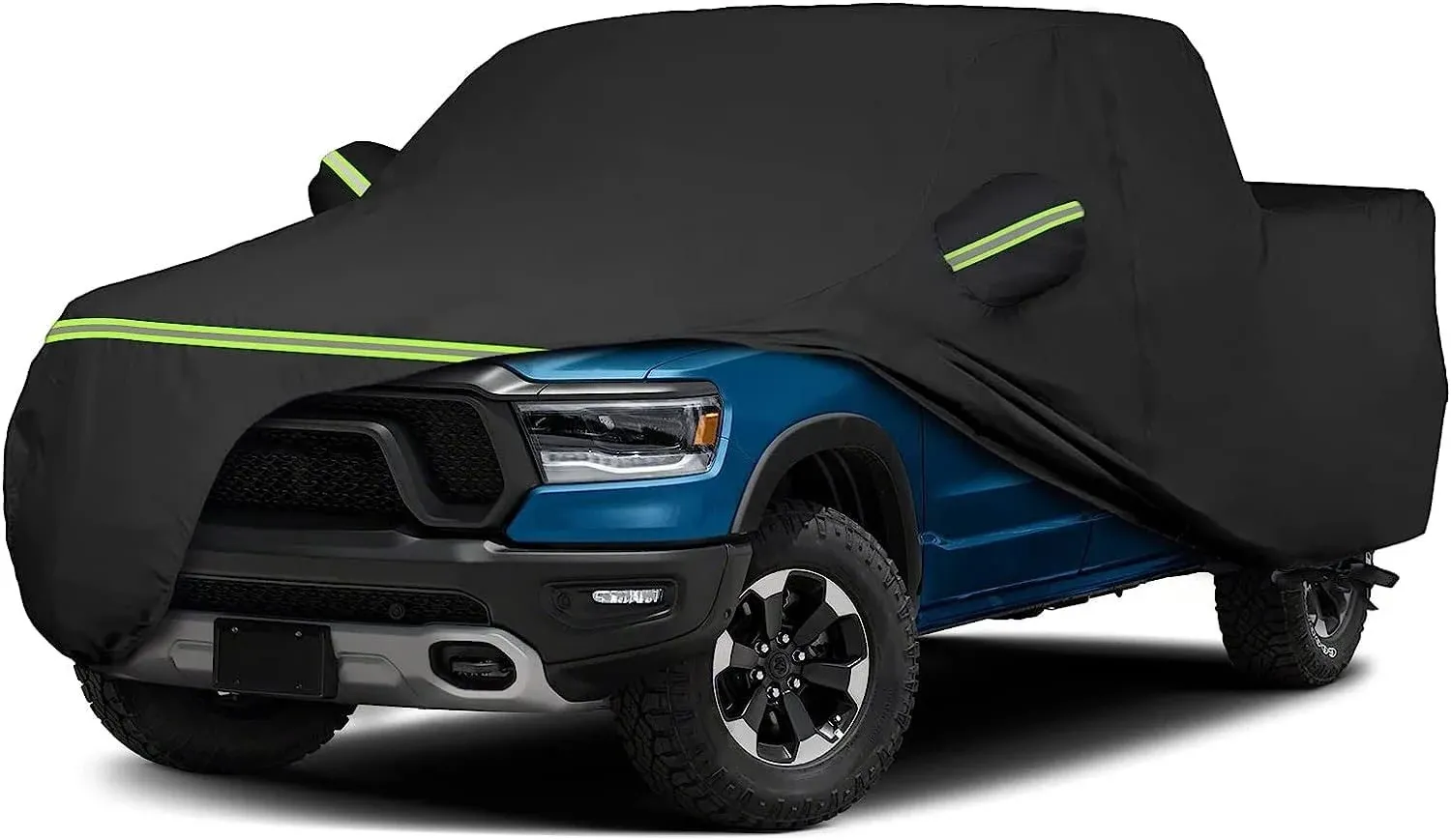 BORDAN Car Cover for Dodge Ram 1500 Crew Cab 5&#039;7&#034;or 6&#039;4&#034; Box