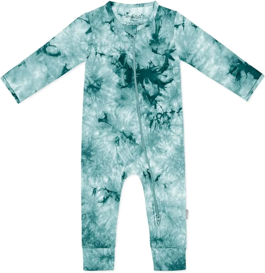 Jimonda Baby Girls Boys Bamboo Footless Pajamas outfits,2 Way Zipper Sleeper Pjs