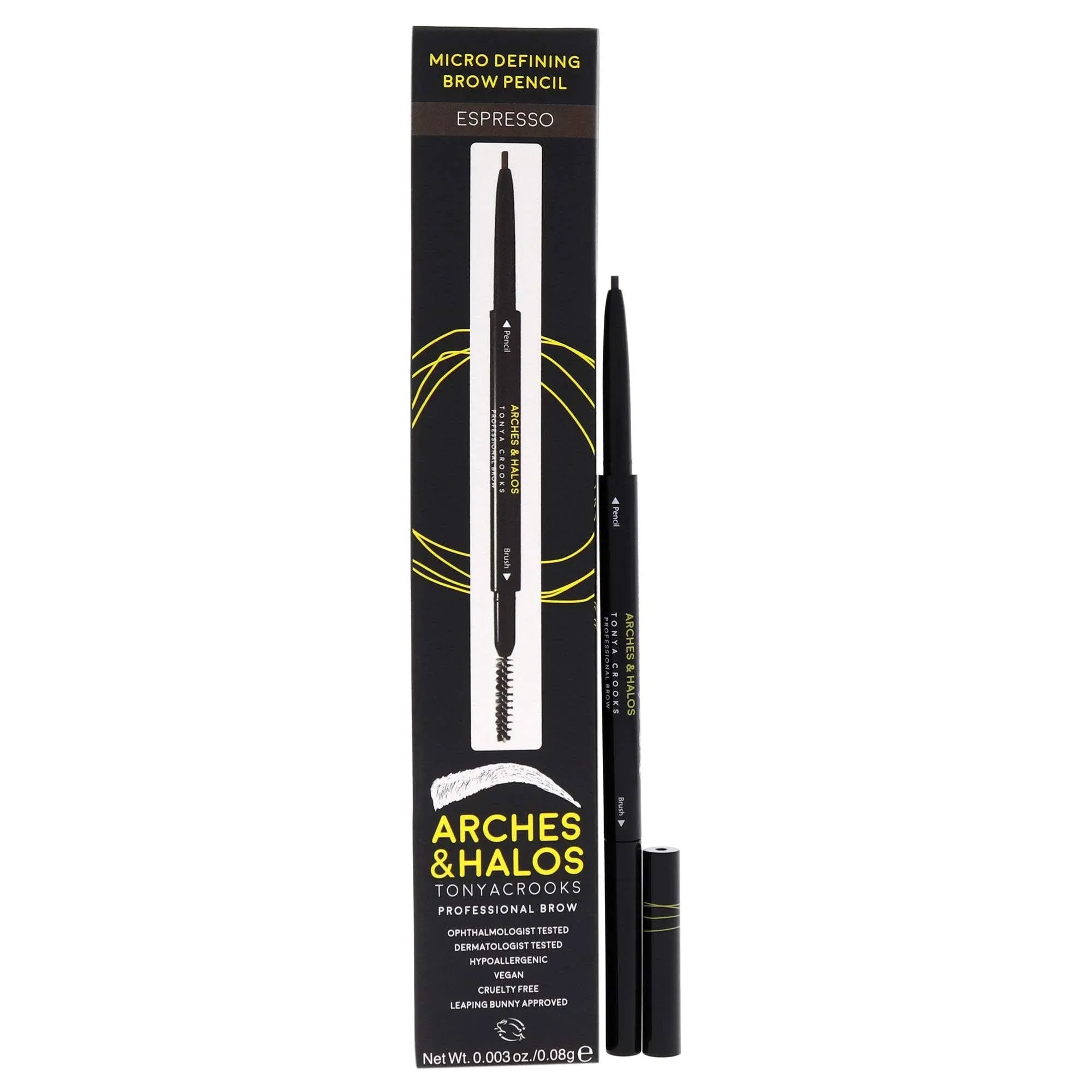 Micro Defining Brow Pencil Espresso by Arches and Halos 0.003 oz Eyebrow Pencil